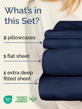 CGK Unlimited extra-deep queen fitted sheet 60x80 with 21-inch pockets stays in place