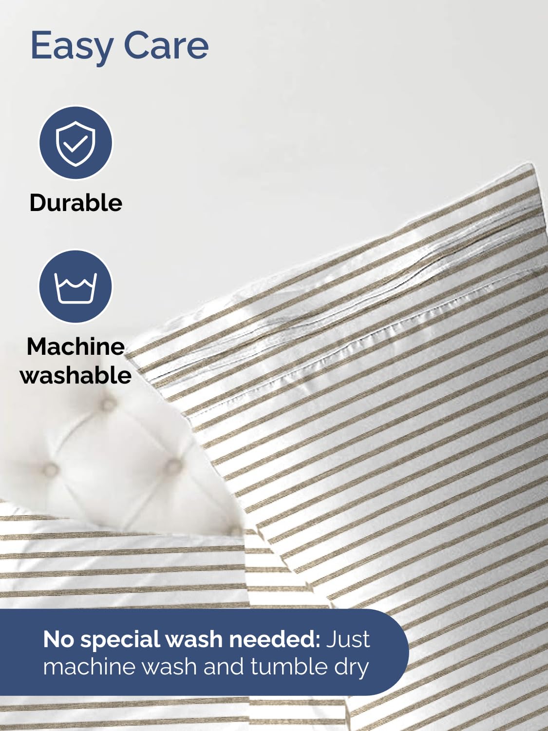 CGK Unlimited care-friendly fabric that's machine washable and durable