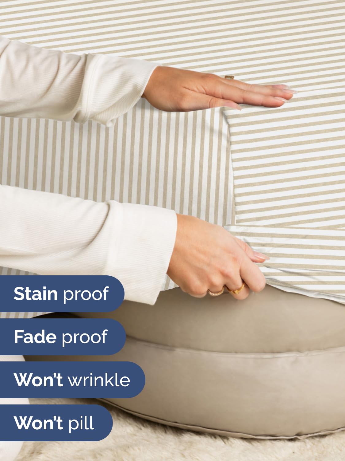 CGK Unlimited soft double-brushed fabric feels luxurious against skin