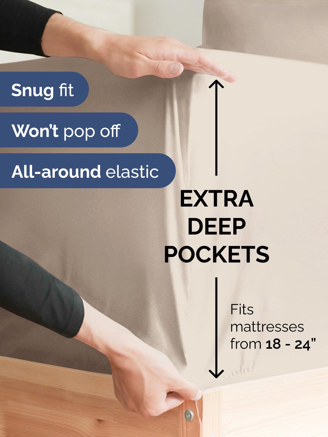 CGK Unlimited deep-pocket design makes installation easy and reduces slipping