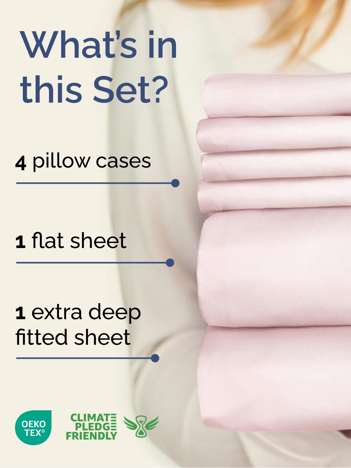 CGK Unlimited extra deep queen fitted sheet with stretch elastic for deep mattresses