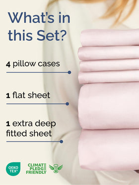 CGK Unlimited extra deep queen fitted sheet with stretch elastic for deep mattresses