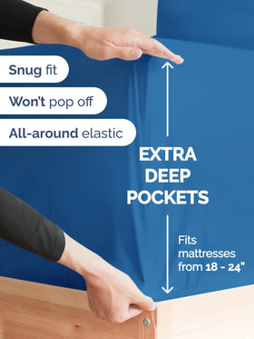 CGK Unlimited pillowcases with secure closures, 20x30 size.
