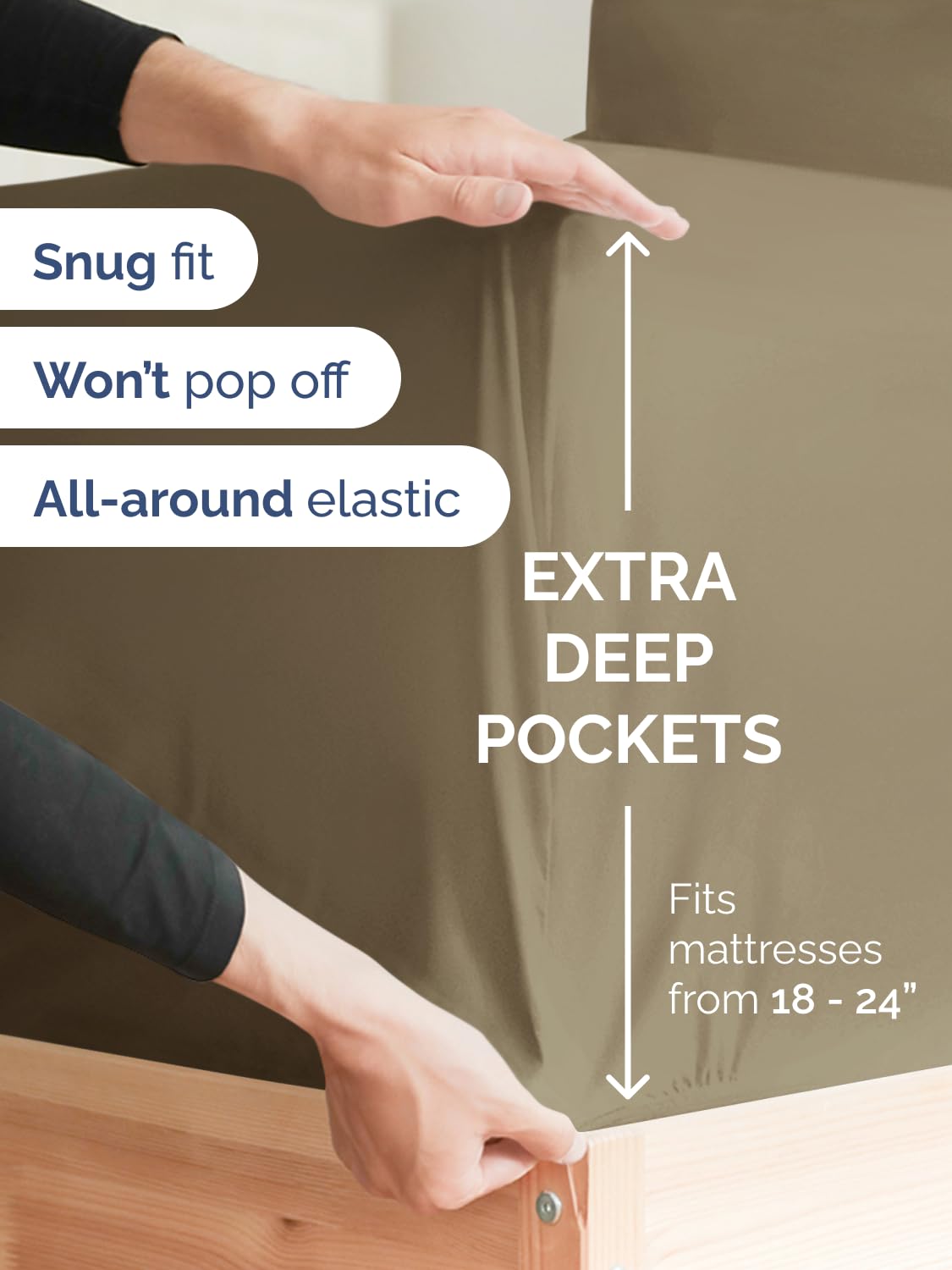 CGK Unlimited pillowcases with secure closures keep sleep neat and pillows in place.