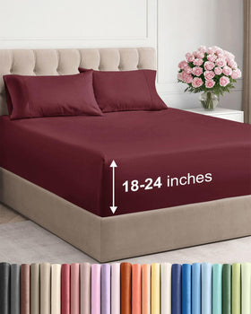 CGK Unlimited Extra Deep Queen flat sheet offers smooth coverage and breathable comfort for nights.