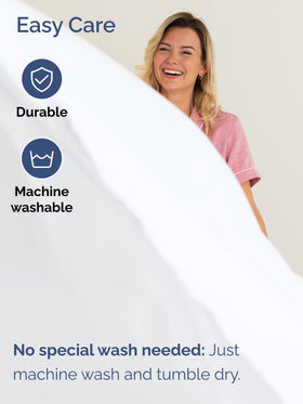 CGK Unlimited microfiber sheets feel soft and lightweight for everyday comfort.