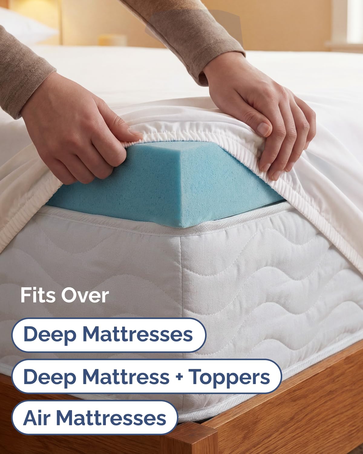CGK Unlimited soft microfiber feels breathable and light for all-season dorm use.