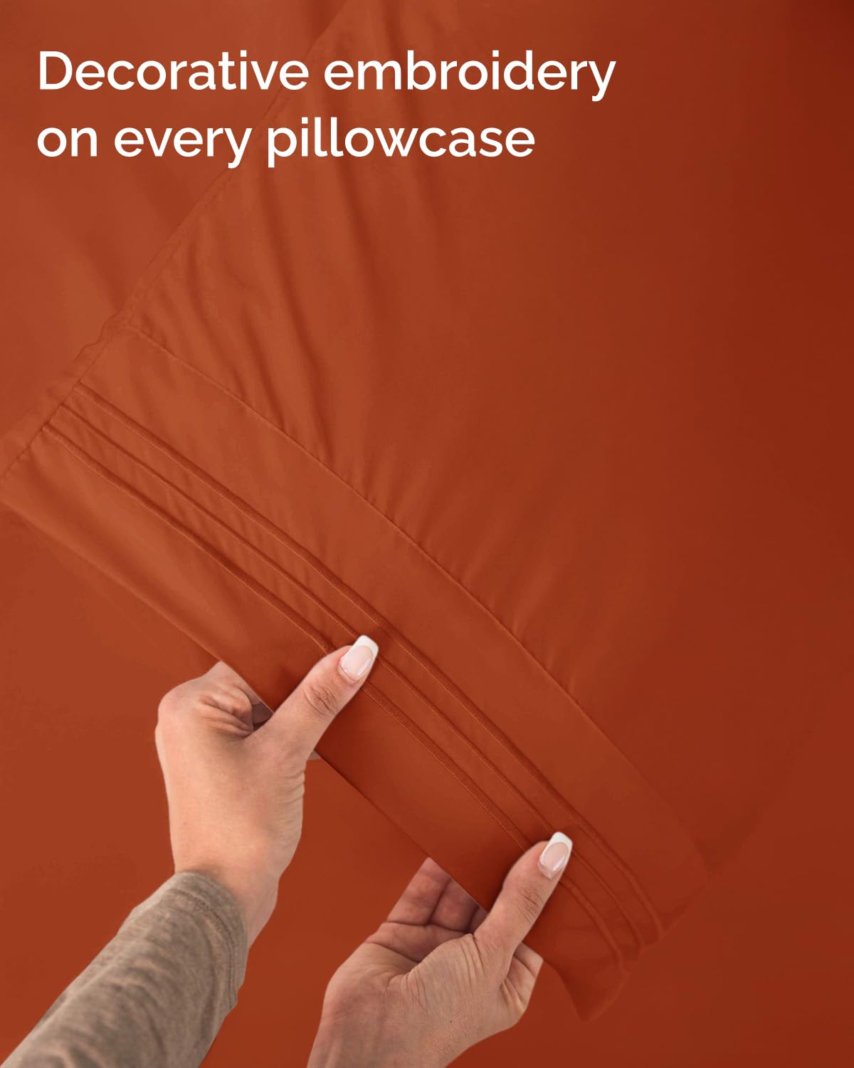 CGK Unlimited fitted sheet fits mattresses up to 16 inches deep.