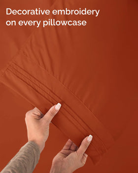 CGK Unlimited fitted sheet fits mattresses up to 16 inches deep.