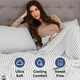 CGK Unlimited deep pockets feature fits most mattresses securely without tugging.