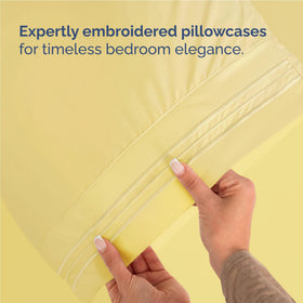 CGK Unlimited pillowcases neatly complement the full sheet set