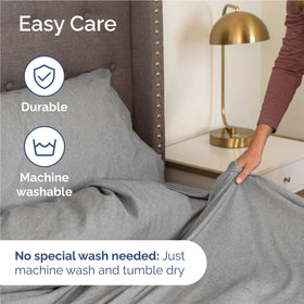 CGK Unlimited fabric maintains a neat bed with minimal wrinkling