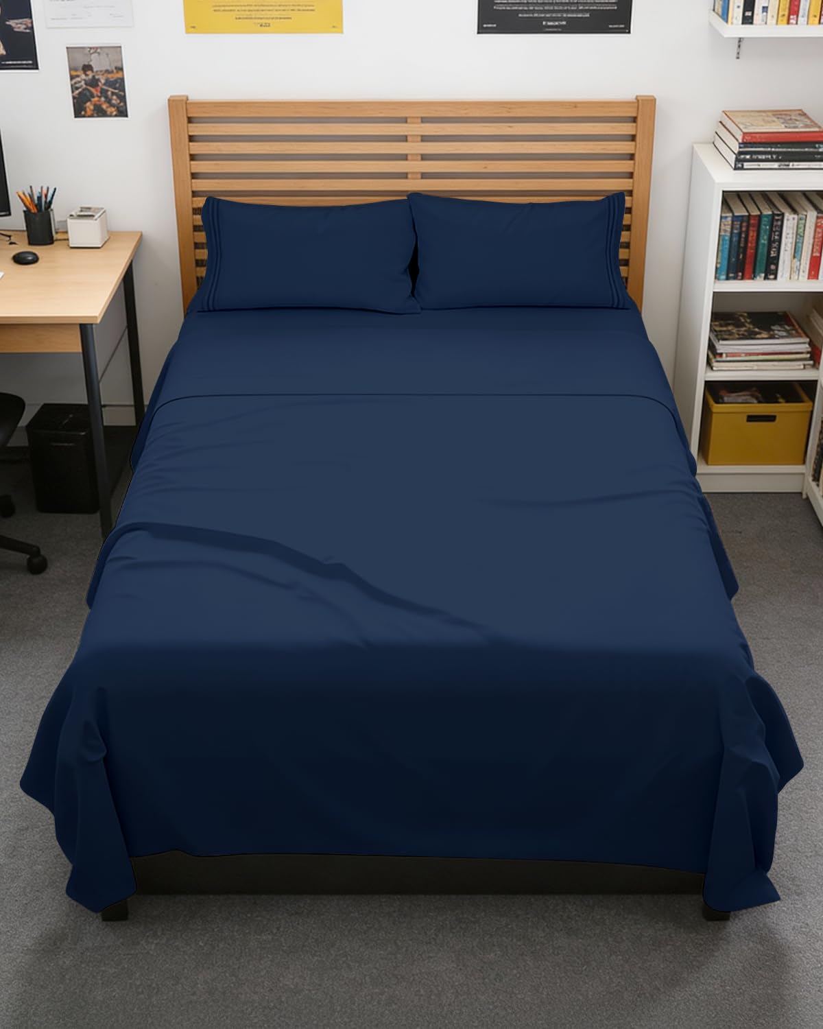CGK Unlimited Full XL navy fabric closeup shows ultra-soft brushed texture for comfort