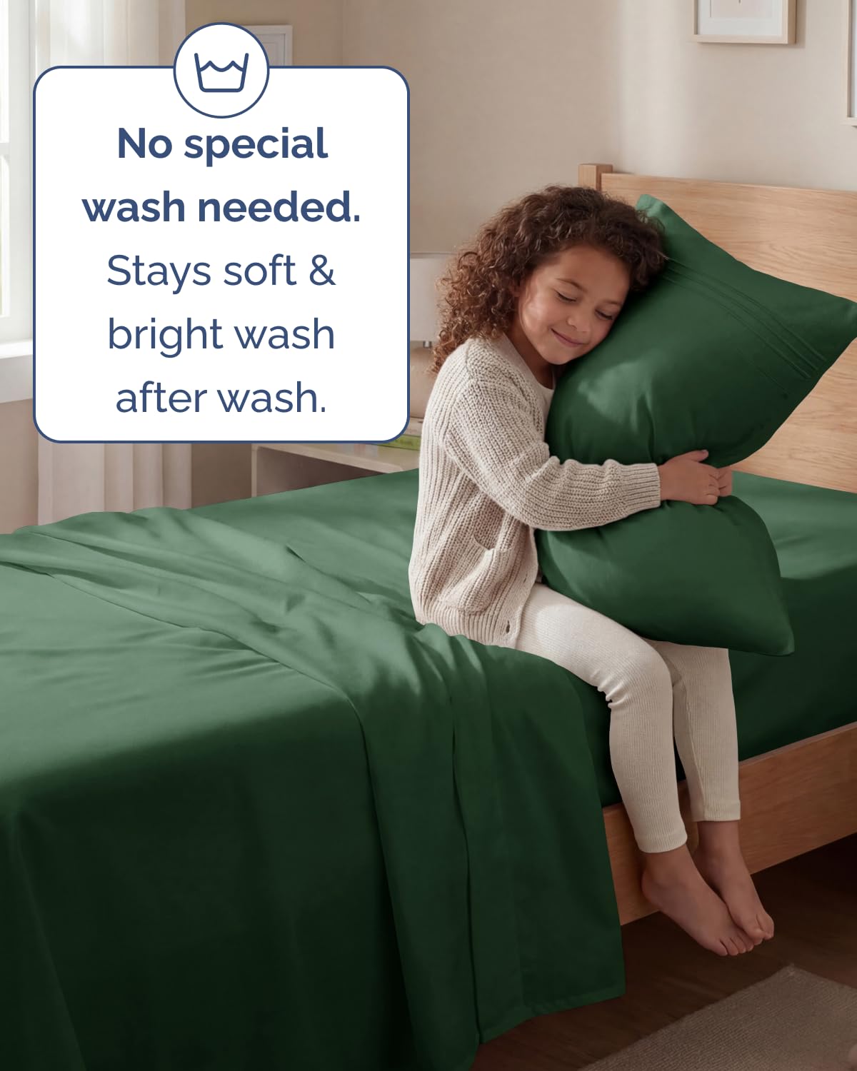 Packaging highlighting hotel-luxury feel of CGK Unlimited sheets