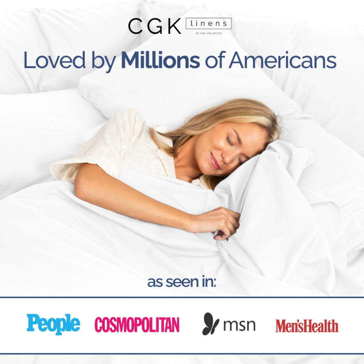 CGK Unlimited hotel-luxury vibe sheet enhances bedroom aesthetics