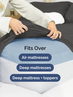CGK Unlimited bedding ideal for kids rooms with a secure stay-on fit.