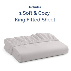 CGK Unlimited double-brushed microfiber offers soft hotel-grade comfort.