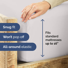 CGK Unlimited king fitted sheet appears wrinkle-free after a full dryer cycle.