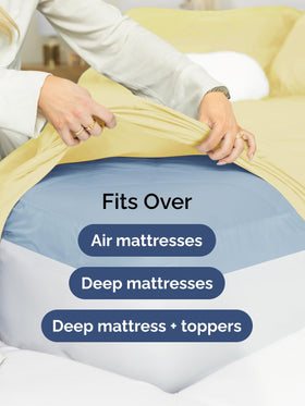 CGK Unlimited king flat sheet sized 111 by 102 inches for generous coverage.