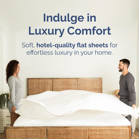 CGK Unlimited king flat sheet soft breathable fabric for comfortable all-night cooling