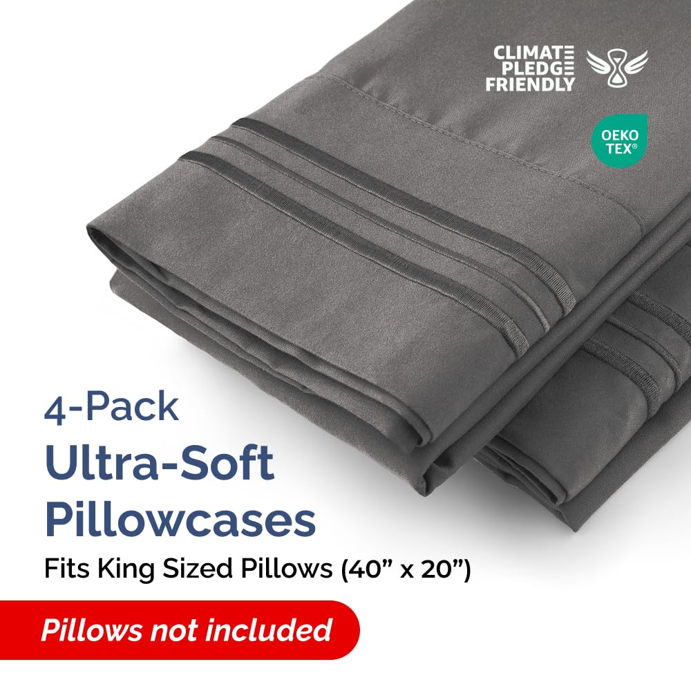 CGK Unlimited king pillow case close-up ultra-soft texture