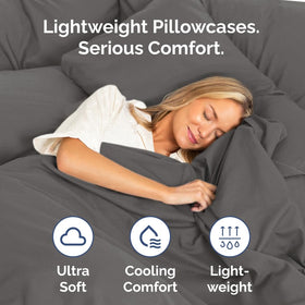 CGK Unlimited king pillow case durable seams for long-lasting use