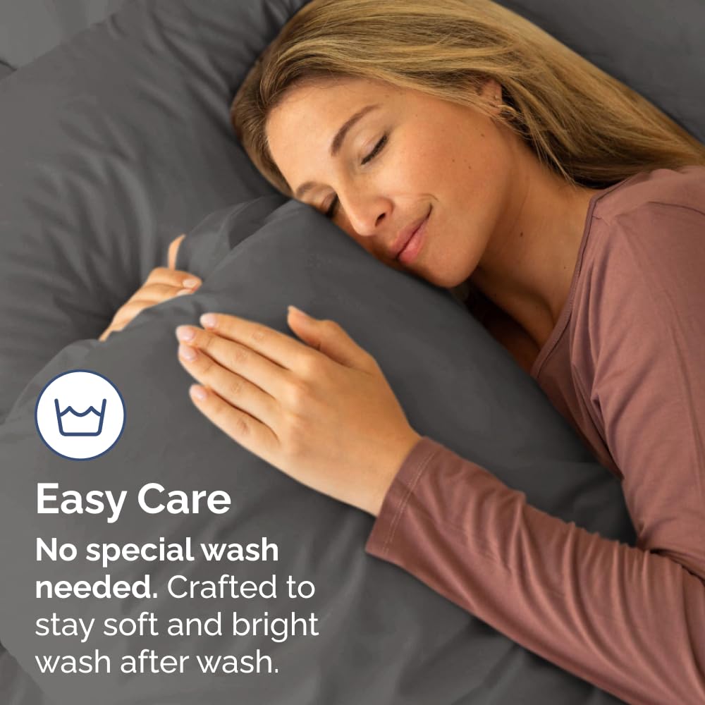 CGK Unlimited king pillow case fits 20x40 pillows securely