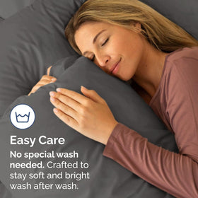 CGK Unlimited king pillow case fits 20x40 pillows securely