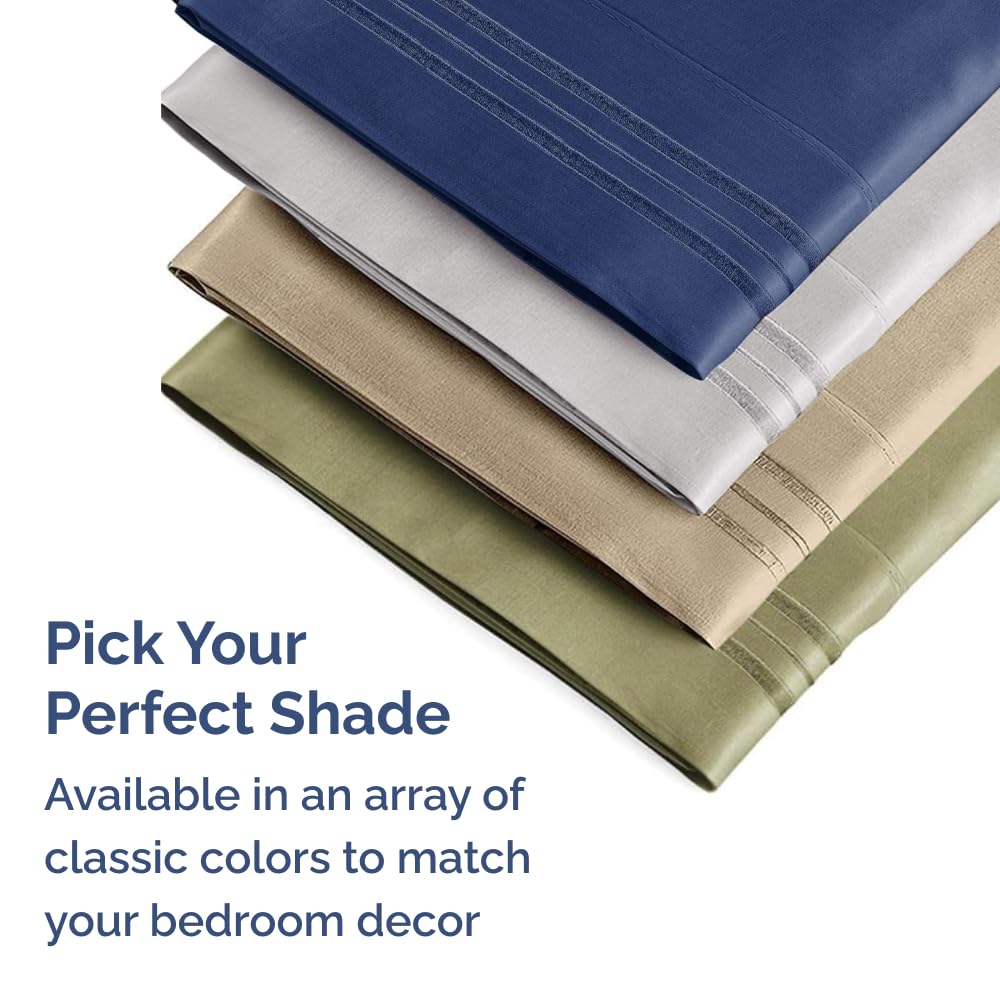 CGK Unlimited machine-washable king pillow case for easy care.