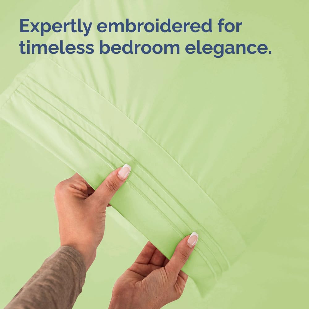 CGK Unlimited king pillow case set 2 machine-washable for convenient cleaning
