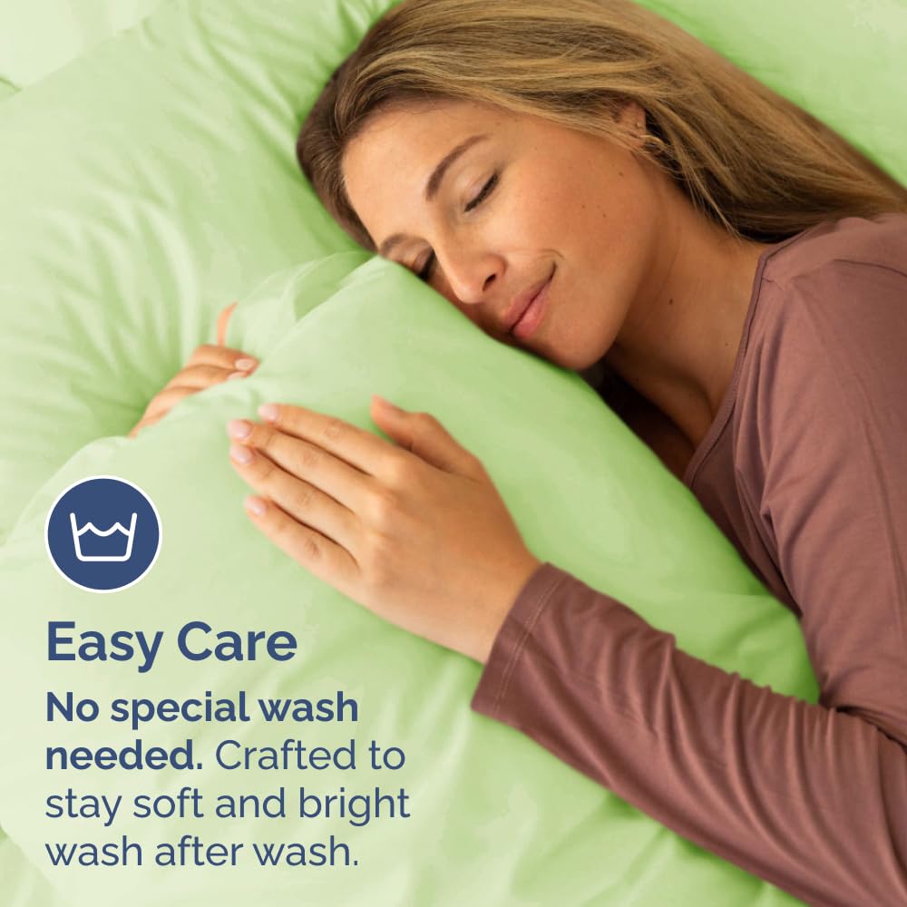 CGK Unlimited king pillow case set 2 packaging hints at easy care
