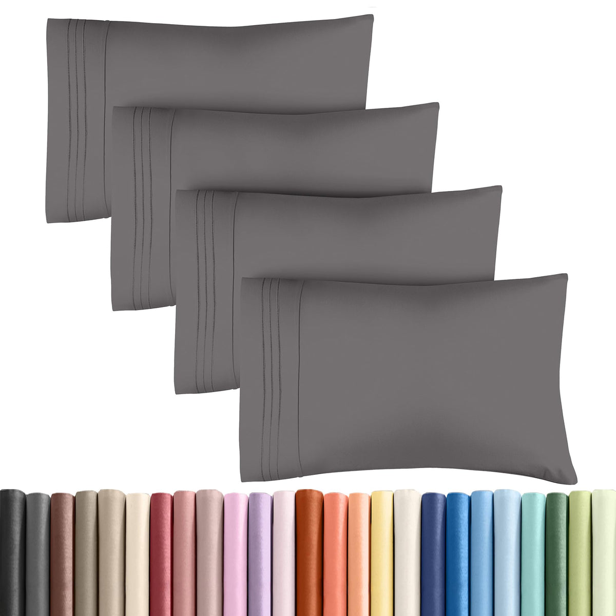 CGK Unlimited king pillow case set: ultra-soft cover for luxurious sleep