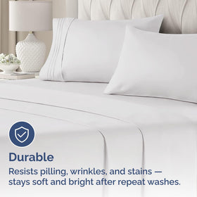 CGK Unlimited King pillow case double-brushed microfiber for silky, breathable nights.