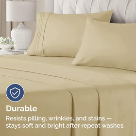 Stitching and durable seams on CGK Unlimited pillow cases resist wear.