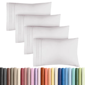 CGK Unlimited King pillow case ultra-soft double-brushed microfiber for cloud-like comfort.