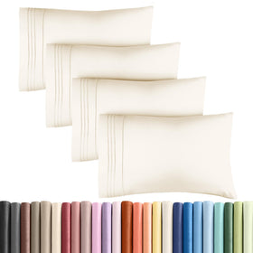 CGK Unlimited king pillow cases with ultra-soft texture for plush comfort.
