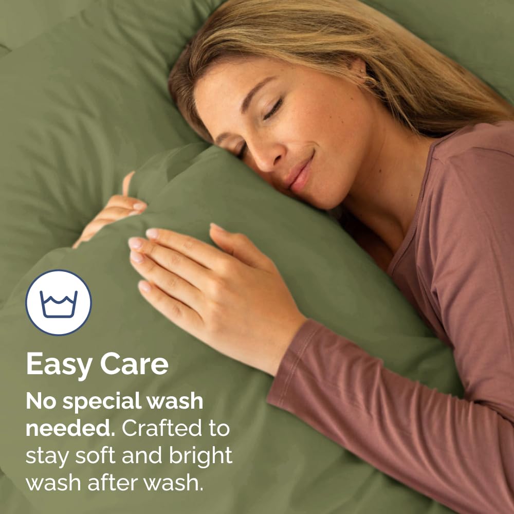 CGK Unlimited pillow cases resist wrinkles for a neat, hotel-ready bed.