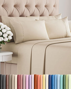 CGK Unlimited King flat sheet close-up showing silky softness and premium weave