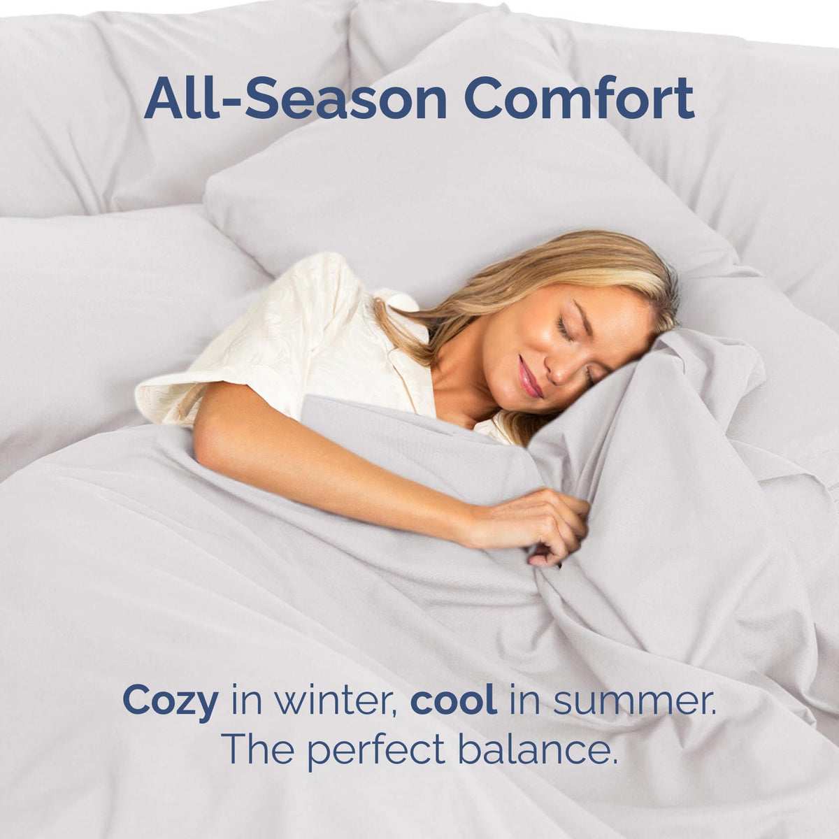 CGK Unlimited flat sheet in dorm setup emphasizing easy-care