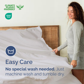 CGK Unlimited Oeko-Tex certified flat sheet label for safety
