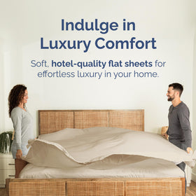 CGK Unlimited flat sheet close-up highlights soft, luxurious touch