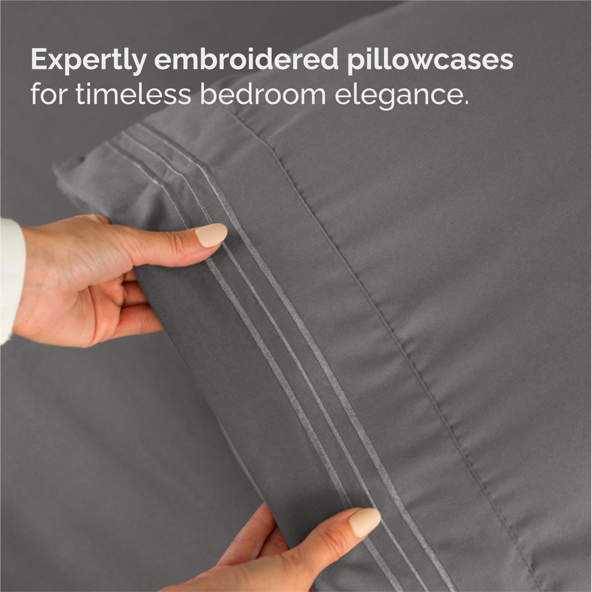 CGK Unlimited lightweight brushed yarns create a smooth, airy surface.