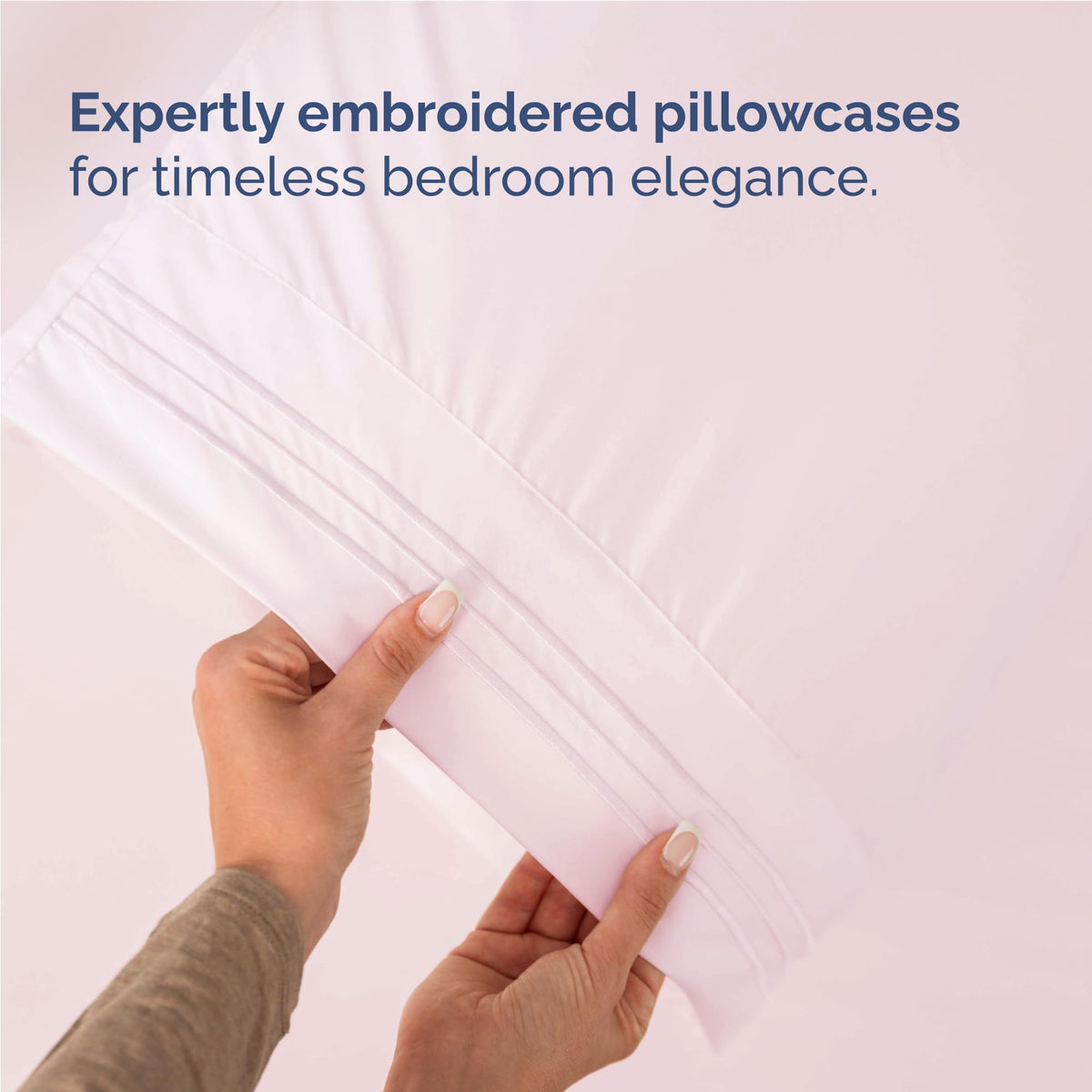 CGK Unlimited Lavender Pink sheet set wrinkle-free look after sleep
