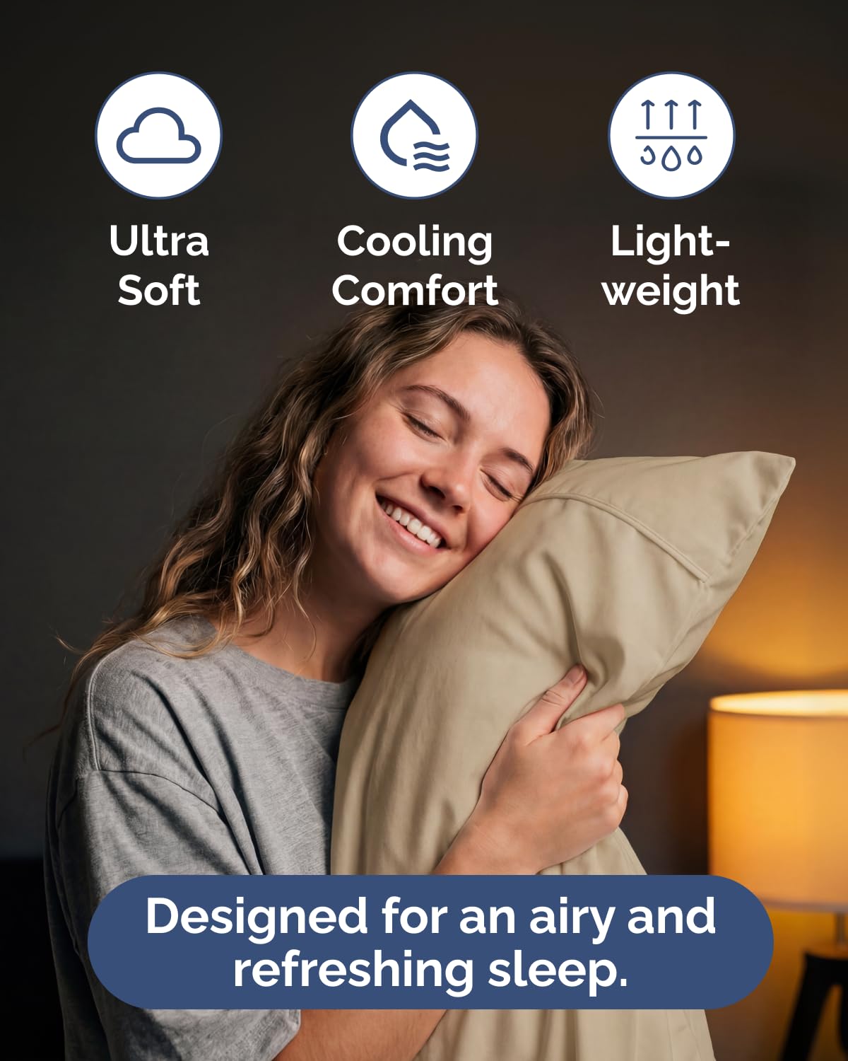 CGK Unlimited queen pillowcases pair with the set for smooth, comfortable sleep.