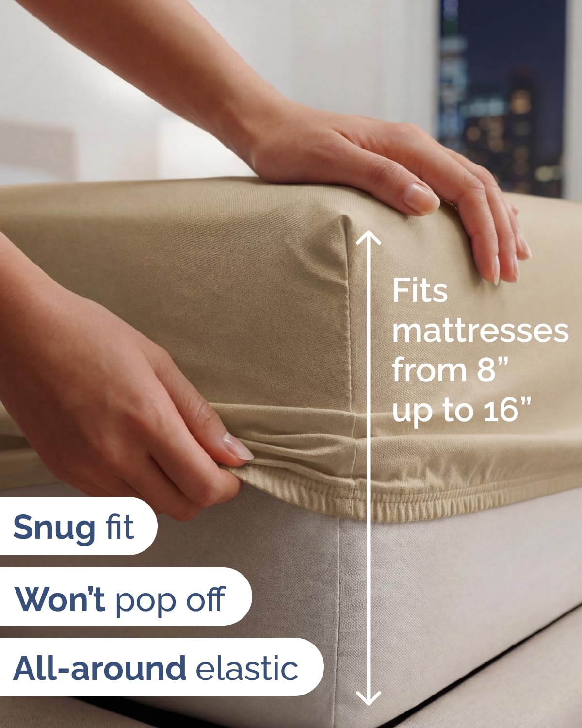 CGK Unlimited wrinkle-resistant queen sheet set maintains a neat look after washing.