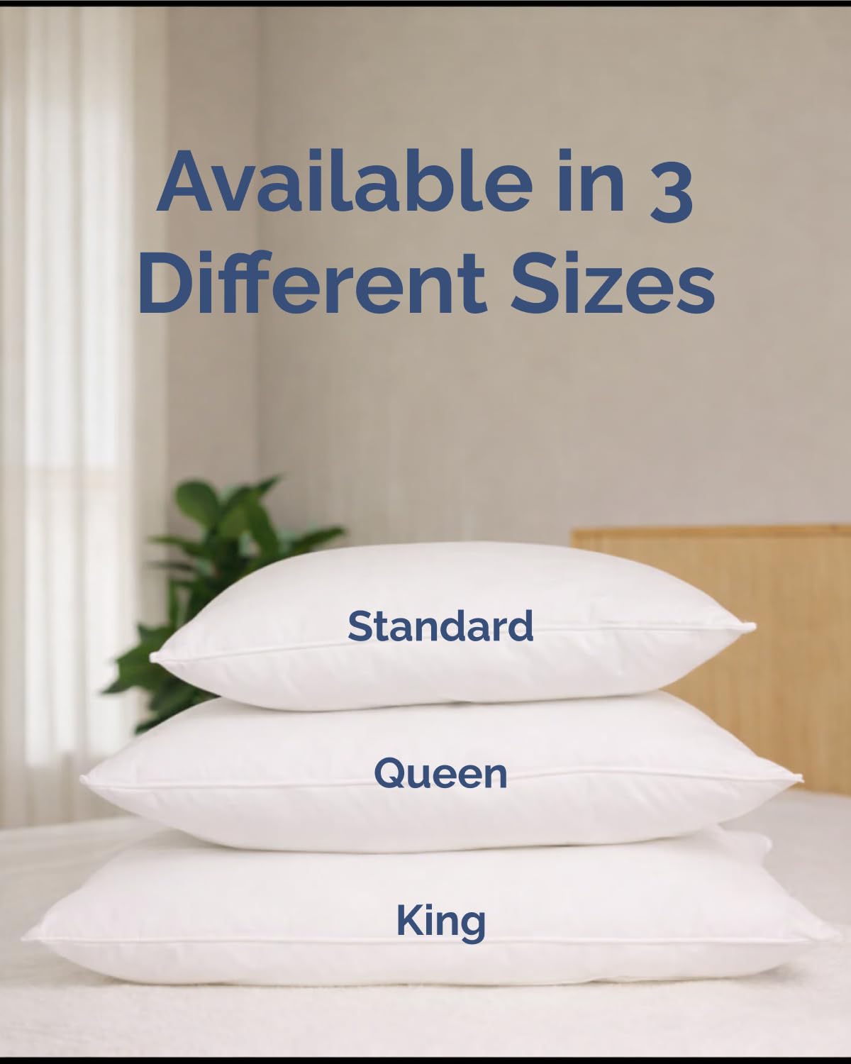 CGK Unlimited Linens Ultra-Thin Flat Pillow ready for machine washing and easy care.