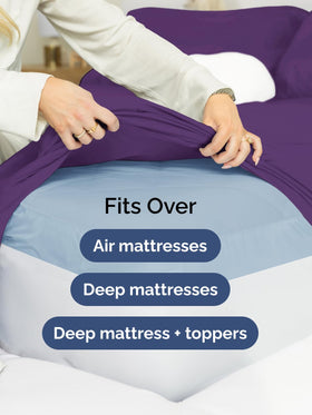 CGK Unlimited sheet offers luxurious soft feel that gets softer with washing.