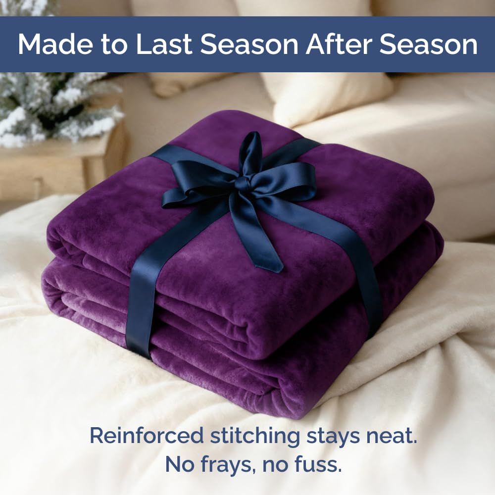 CGK Unlimited machine washable blanket easy care in cold water.