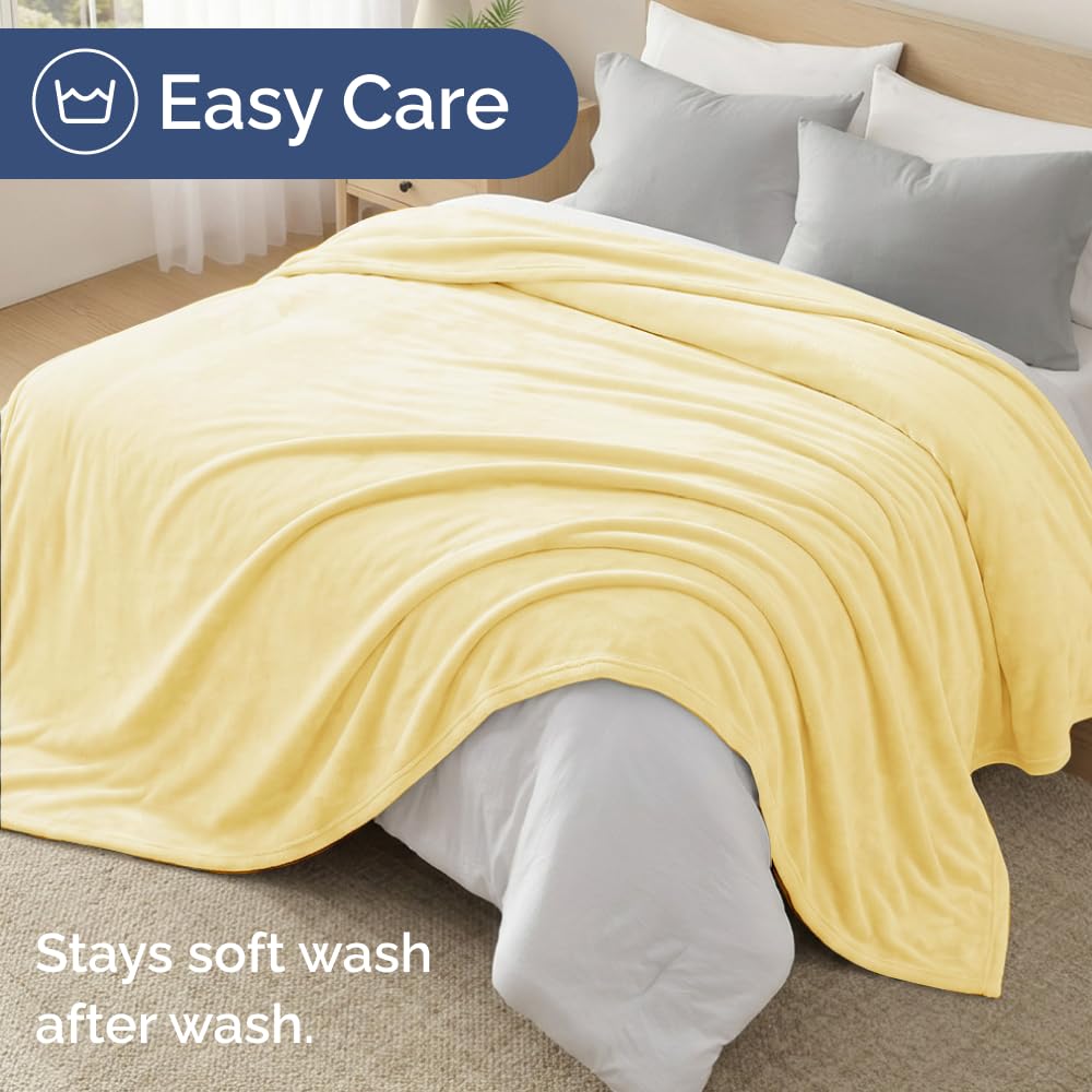 CGK Unlimited Machine Washable Blanket cleans easily and dries quickly
