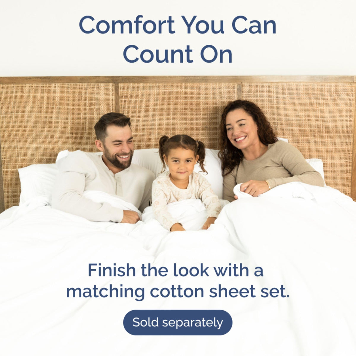 CGK Unlimited compatible with memory foam toppers for seamless layering